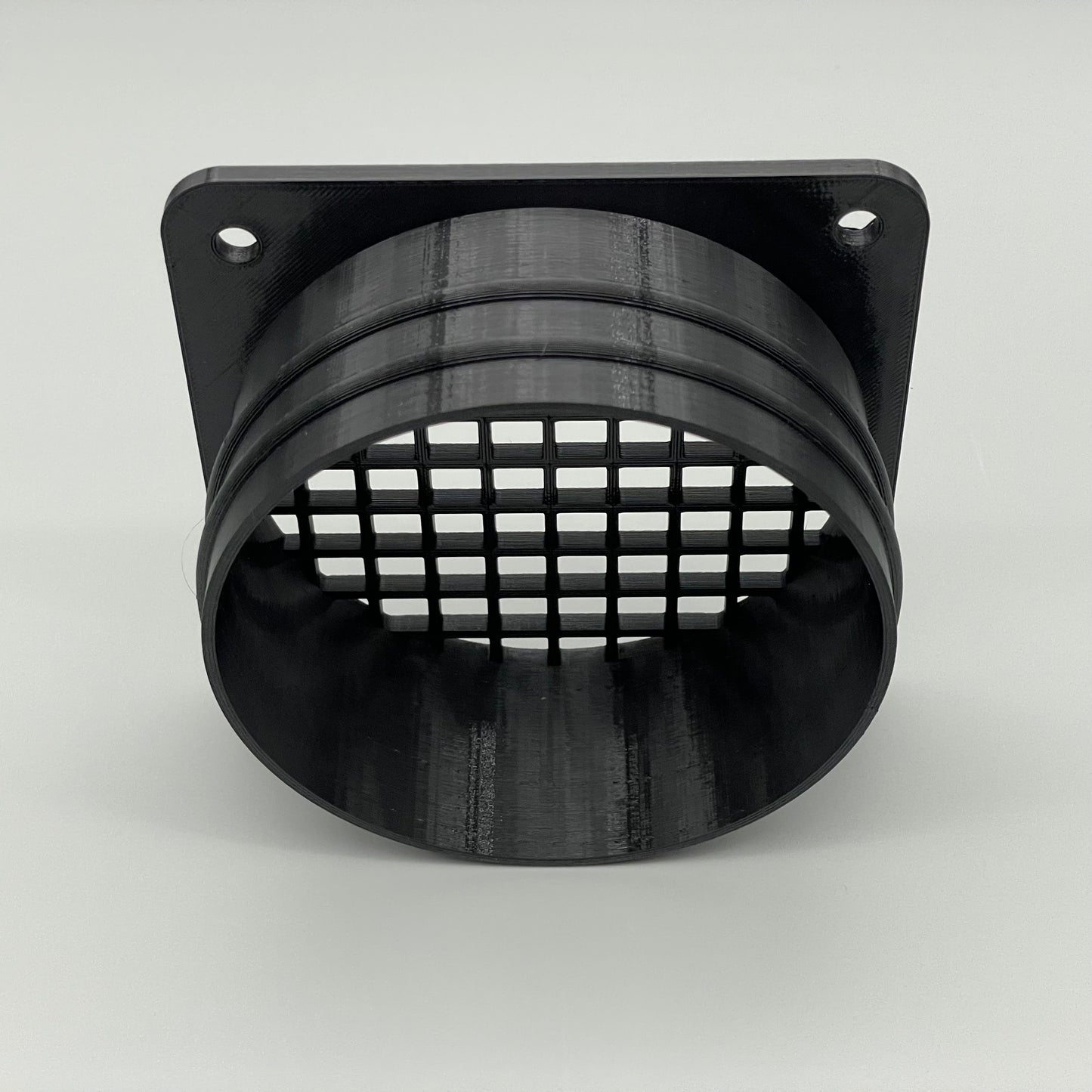 4" Duct Connector Flange PETG Plastic | Mounting Plate Hose Pipe Adaptor