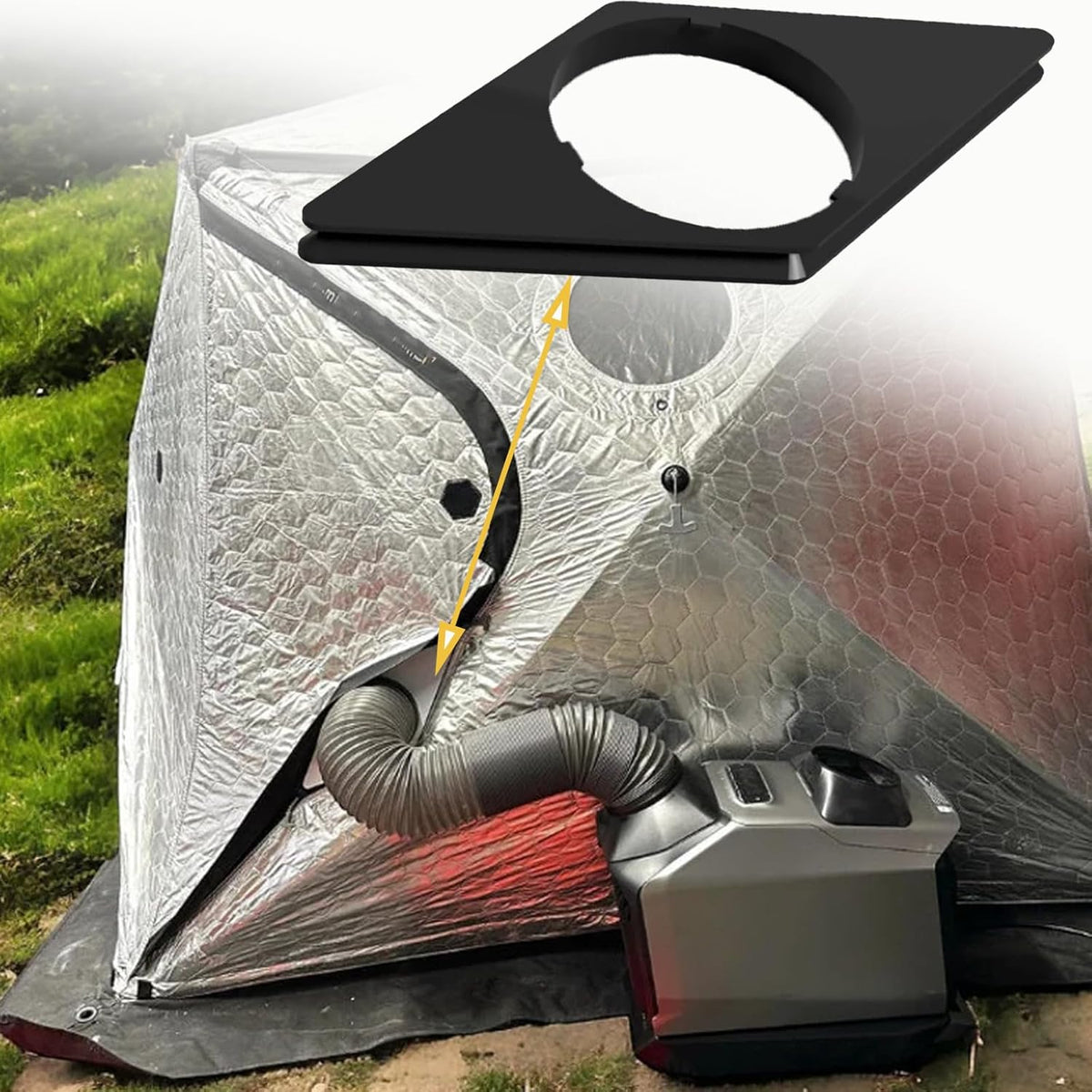 EcoFlow Wave 2 & Wave 3 Tent Adapter - Optimize Your Outdoor Cooling!