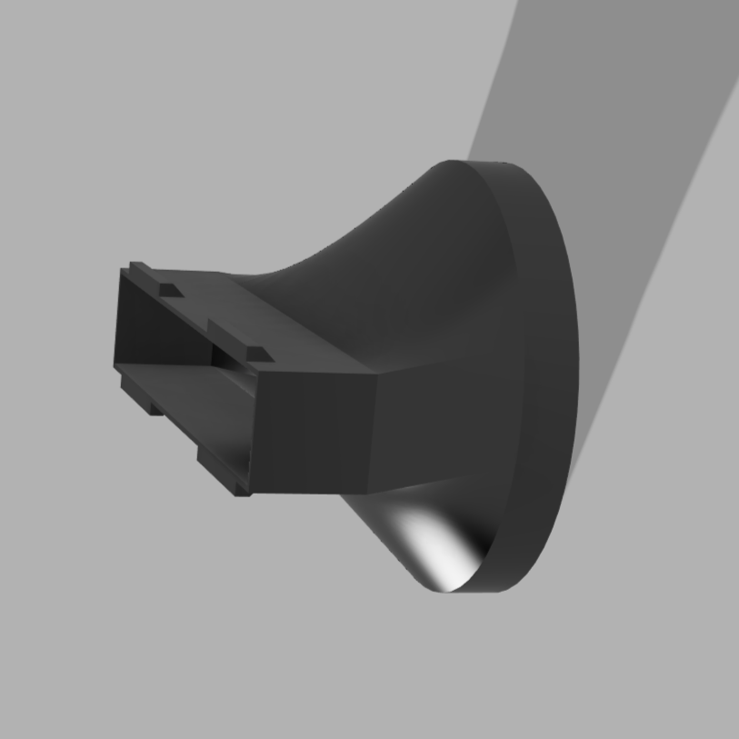 EcoFlow Wave 2 & 3 Window Duct Adapter - 5" Exhaust / 6" Intake (Square Profile)