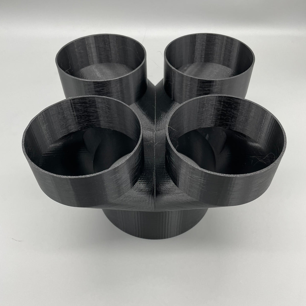 6" to 3" 4-Way Splitter Duct Connection for Woodwork Dust, Grow Tent
