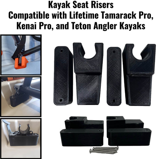 Kayak Seat Riser for Lifetime Tamarack Pro, Kenai Pro, and Teton Angler kayaks (NO SEAT INCLUDED)