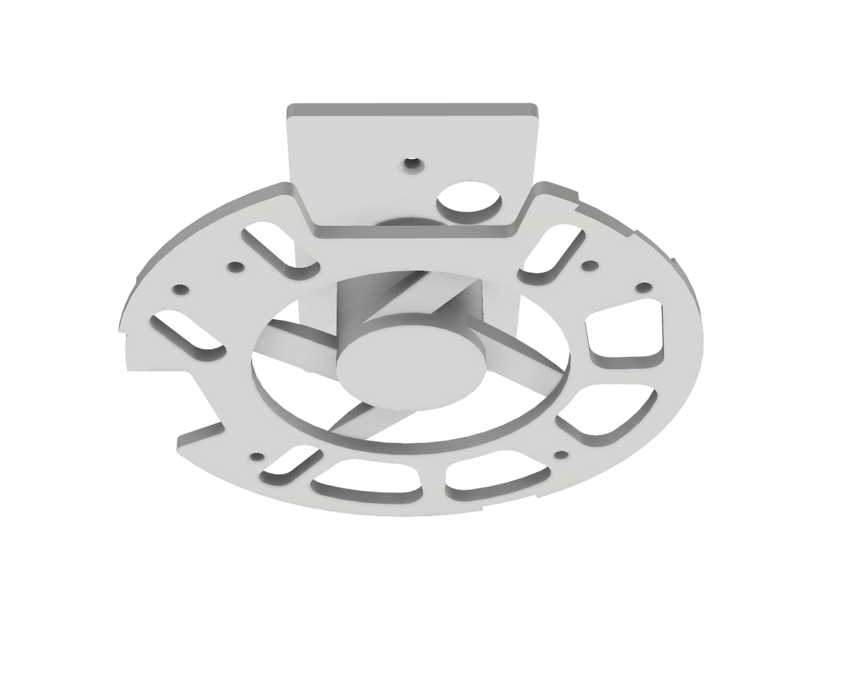 Single Gang Box Mounting Bracket For Unifi Ubiquiti U7 Pro, U7 Pro Max, U6-LR, U6 Pro, U6 Enterprise, and more!