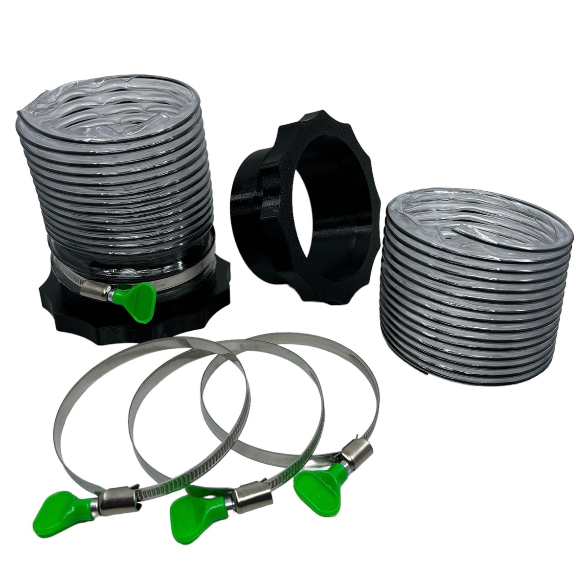 8PC Port Magnetic 4in Dust Collector System Starter Kit - MagDuct Quick Disconnect