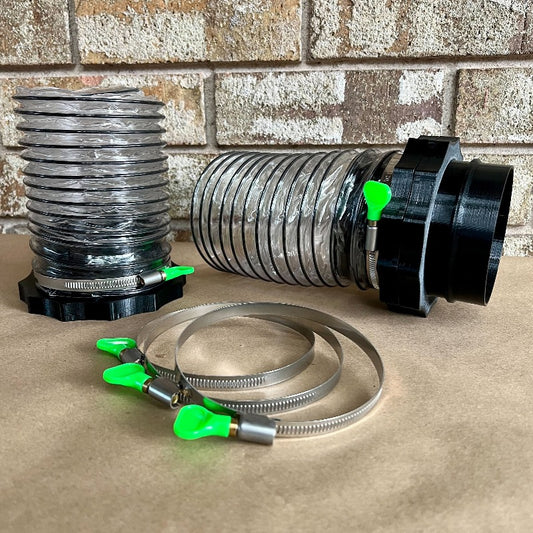 Build Your Own Kit 4" Magnetic Duct Port Collector System -  MagDuct Quick Disconnect