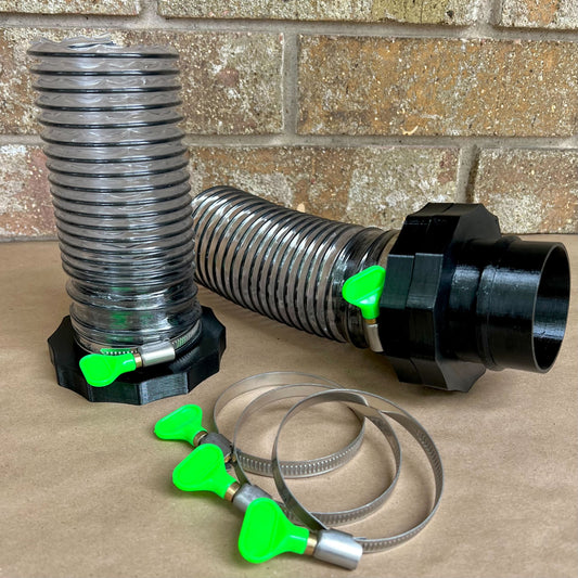 2.5" Port Magnetic Dust Collector System 10PC Starter Kit - MagDuct Quick Disconnect