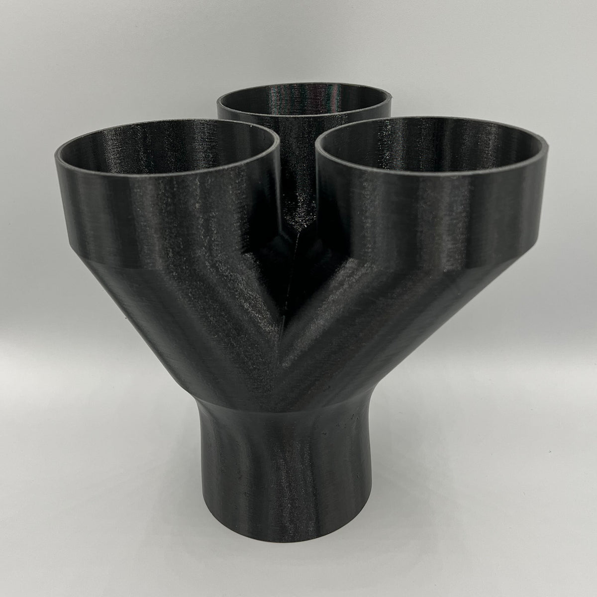 4" to 4" 3-Way Splitter Duct Connection for Woodwork Dust, Grow Tent