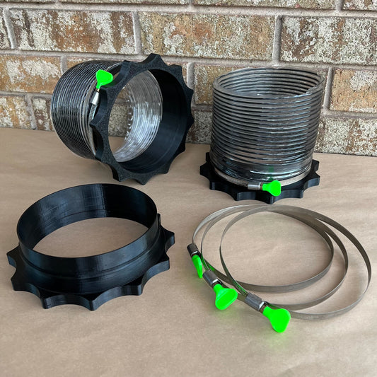 6" Port Magnetic Dust Collector System 10PC Starter Kit -  MagDuct Quick Disconnect