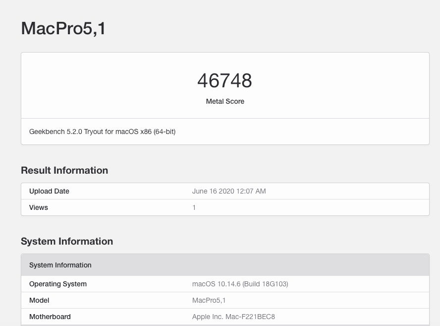 Mac Pro 12 Core 3.46GHz  W/Boot-Screen  512GB NVME 1TB SSD