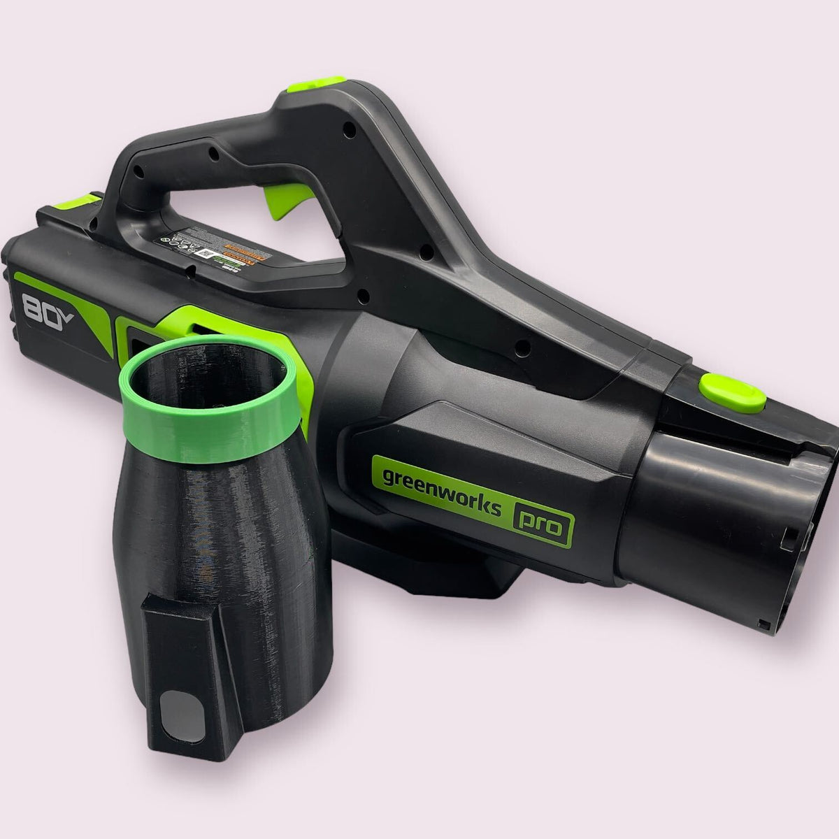 Soft Tip Stubby Nozzle Tip For Greenworks 60V (2419502VT) & 80V (2421502COVT)