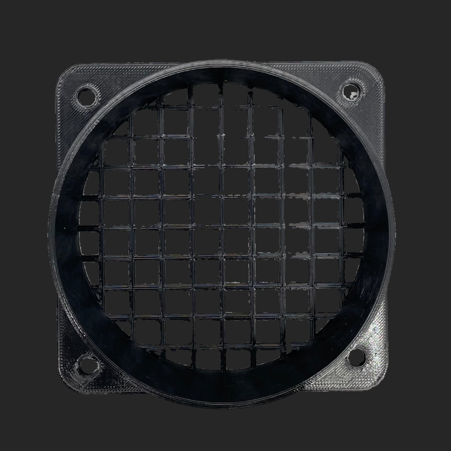 4" Duct Connector Flange PETG Plastic | Mounting Plate Hose Pipe Adaptor